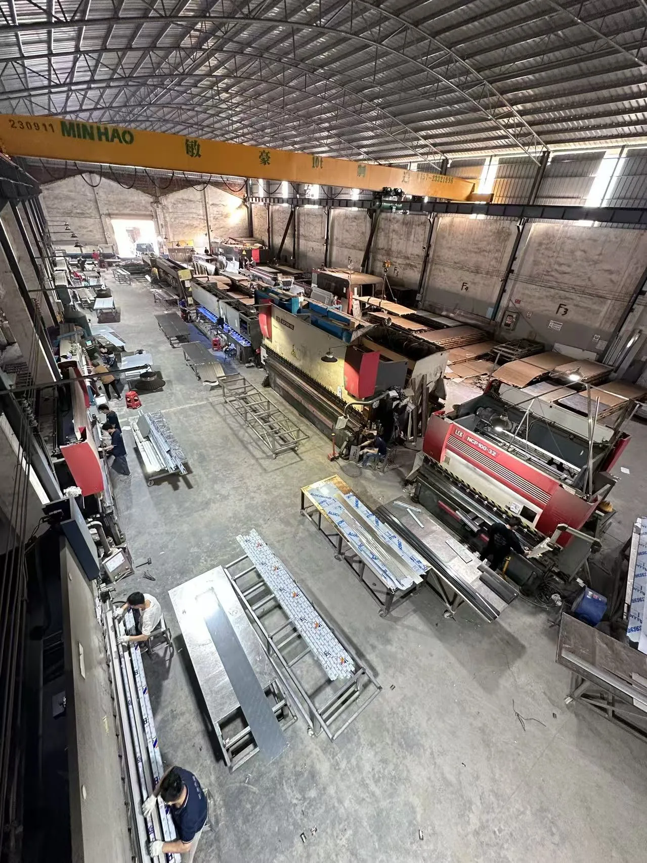 YUANQIRUN metal forming and fabrication workshop in Foshan